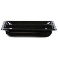 Vollrath 9032420 Super Pan® 1/3 Size Black High Heat Plastic Food Pan - 2 1/2" Deep