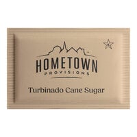 Hometown Provisions Raw Turbinado Sugar Packet 2.8 Gram - 1,000/Case