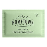 Hometown Provisions Natural Stevia Sugar Substitute Packet 1 Gram - 1,000/Case