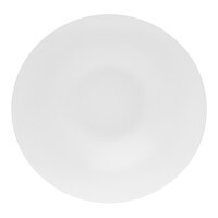 10 Strawberry Street Matte Wave 23 oz. Round White Stoneware Bowl - 16/Case