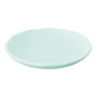 Dalebrook Mineral from Global Tableware Collective 8 1/8'' Aqua Crackle Melamine Plate - 12/Case