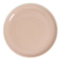 Homer Laughlin Ivory Woodland from Steelite International 10" Round Petal Pink China Coupe Dinner Plate - 24/Case
