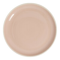 Homer Laughlin Ivory Woodland from Steelite International 8" Round Petal Pink China Coupe Plate - 24/Case