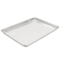 Vollrath Wear-Ever Half-Size 18 Gauge 13" x 18" Wire in Rim Aluminum Bun / Sheet Pan 5303 - 12/Case