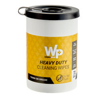 WipesPlus 10" x 12 1/4" 72-Count No-Rinse Heavy-Duty Surface Cleaning Wipes - 6/Case