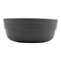 GET Roca Balance 15 oz. Round Gray Melamine Soup / Salad Bowl - 24/Case