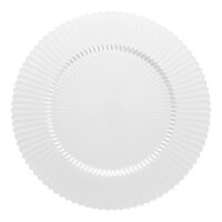 Zwiesel Fortessa Archie 12 13/16" Clear Round Glass Charger Plate - 12/Case