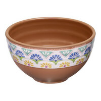 APS Arabesque 13.5 oz. Multicolored Round Melamine Bowl - 12/Case
