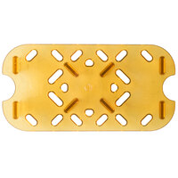 Vollrath 23400 Super Pan® 1/4 Size Amber High Heat Drain Tray