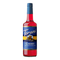 Torani Sugar-Free Cherry Flavoring Syrup 750 mL Glass Bottle