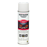 Rust-Oleum Industrial Choice M1800 17 oz. White Water-Based Precision Line Marking Paint 203039 - 12/Case