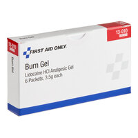 First Aid Only 13-010-001 3.5 Gram Burn Gel Packet - 360/Case