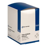 First Aid Only M462-144 0.5 Gram Triple Antibiotic Ointment Packet - 2,592/Case