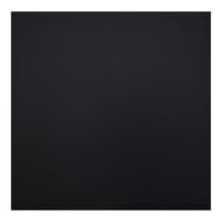 BFM Seating Relic 36" x 36" Black Square 1" Thick Melamine Table Top with Matching Edge
