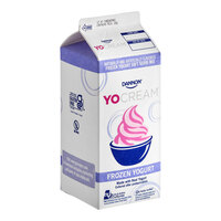 Dannon YoCream Low-Fat New York Cheesecake Frozen Yogurt Mix 0.5 Gallon - 6/Case