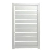 Mod-Fence Mod-Privacy 6' White Privacy Fence Panel