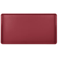 Cambro 1222D221 12" x 22" Ever Red Dietary Tray - 12/Case