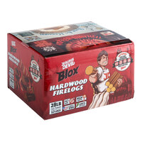 Jealous Devil Blox 7 3/16" x 5 13/16" x 12" White Oak Wood Fire Log - 12/Case