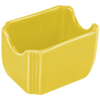 Fiesta® Dinnerware from Steelite International HL479320 Sunflower 3 1/2" x 2 3/8" China Sugar Caddy - 12/Case