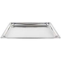 Vollrath 90013 Super Pan 3® Full Size 1 1/2" Deep Anti-Jam Perforated Stainless Steel Table / Hotel Pan - 22 Gauge