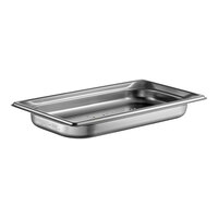 Vollrath 90313 Super Pan 3® 1/3 Size 1 1/2" Deep Anti-Jam Perforated Stainless Steel Steam Table / Hotel Pan - 22 Gauge