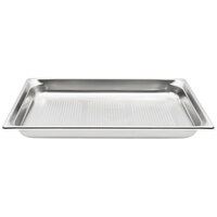 Vollrath 90053 Super Pan 3® Full Size 2" Deep Anti-Jam Perforated Stainless Steel Steam Table / Hotel Pan - 22 Gauge