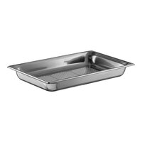 Vollrath 90023 Super Pan 3® Full Size 2 1/2" Deep Anti-Jam Perforated Stainless Steel Steam Table / Hotel Pan - 22 Gauge