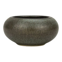Klay Collection 1 Lava 1.75 oz. Green and Brown Stoneware Round Ramekin by Arc Cardinal - 6/Case