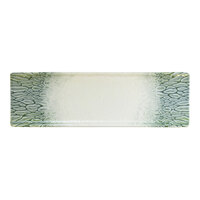 Dudson Papillon 11 1/4" x 3 1/2" Green China Tray by Arc Cardinal - 6/Case