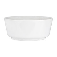 Santa Anita Glacial 13.5 oz. White Stoneware Flair Bowl by Arc Cardinal - 36/Case