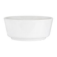 Santa Anita Glacial 19 oz. White Stoneware Flair Bowl by Arc Cardinal - 36/Case