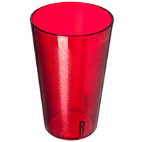 Carlisle 523210 Stackable 32 oz. Ruby SAN Plastic Tall Tumbler - 24/Case