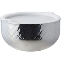 Bon Chef 9316DI Diamond Collection Cold Wave 7 Qt. Triple Wall Bowl with Cover