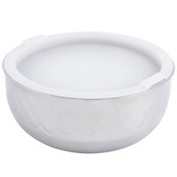 Bon Chef 9317DI Diamond Collection Cold Wave 0.75 Qt. Triple Wall Bowl with Cover