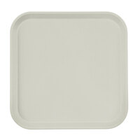 Cambro 1313101 13" x 13" (33 x 33 cm) Square Metric Antique Parchment Customizable Fiberglass Camtray - 12/Case