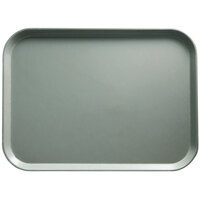 Cambro 1318107 12 5/8" x 17 3/4" x 11/16" Rectangular Pearl Gray Fiberglass Camtray - 12/Case