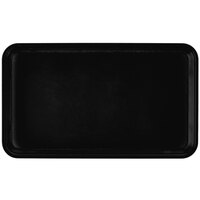 Cambro 915110 8 3/4" x 14 15/16" Rectangular Black Fiberglass Camtray - 12/Case