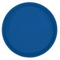 Cambro 1100123 11" Round Amazon Blue Customizable Fiberglass Camtray - 12/Case