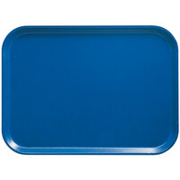 Cambro 1216123 12" x 16 5/16" Rectangular Amazon Blue Customizable Fiberglass Camtray - 12/Case