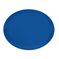 Cambro 2500123 19 1/4" x 24" Oval Amazon Blue Fiberglass Camtray - 6/Case