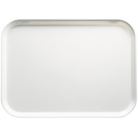 Cambro 2025148 20 3/4" x 25 9/16" Rectangular White Customizable Fiberglass Camtray - 6/Case