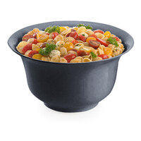 Tablecraft CW3130MBS 3.25 Qt. Midnight with Blue Speckle Cast Aluminum Tulip Salad Bowl