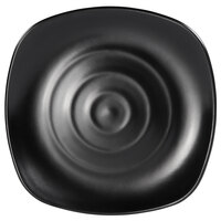 Elite Global Solutions JW1118 Ore 11 5/8" Black Square Melamine Plate - 6/Case