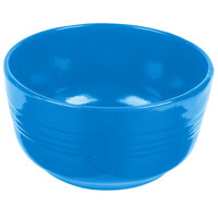 Tablecraft CW3180SBL 6.75 Qt. Sky Blue Cast Aluminum Fruit Bowl