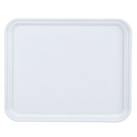 Cambro 2632148 10 7/16" x 12 3/4" (26,5 x 32,5 cm) Rectangular Metric White Fiberglass Camtray - 12/Case