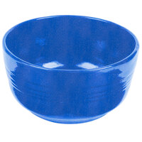 Tablecraft CW3180BS 6.75 Qt. Blue Speckle Cast Aluminum Fruit Bowl