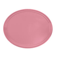 Cambro 2700409 22" x 26 7/8" Oval Blush Fiberglass Camtray - 6/Case