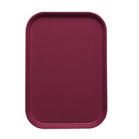 Cambro 1015522 10 1/8" x 15" Burgundy Wine Customizable Insert for 1520 Fiberglass Camtray - 24/Case