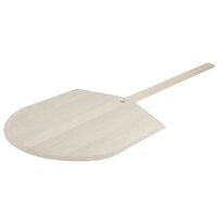 American Metalcraft 18" x 18" Wooden Pizza Peel with 23" Handle 4218