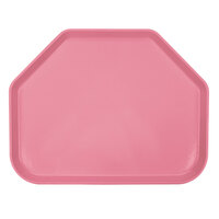 Cambro 1418TR409 14" x 18" Trapezoid Blush Customizable Fiberglass Camtray - 12/Case